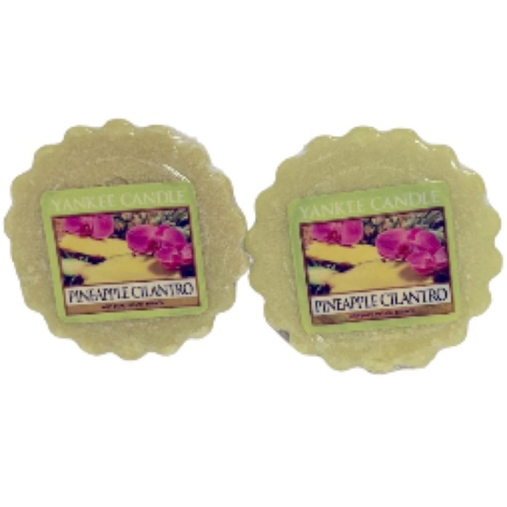 2 Yankee Candle Tarts PINEAPPLE CILANTRO NEW 0.8 oz each